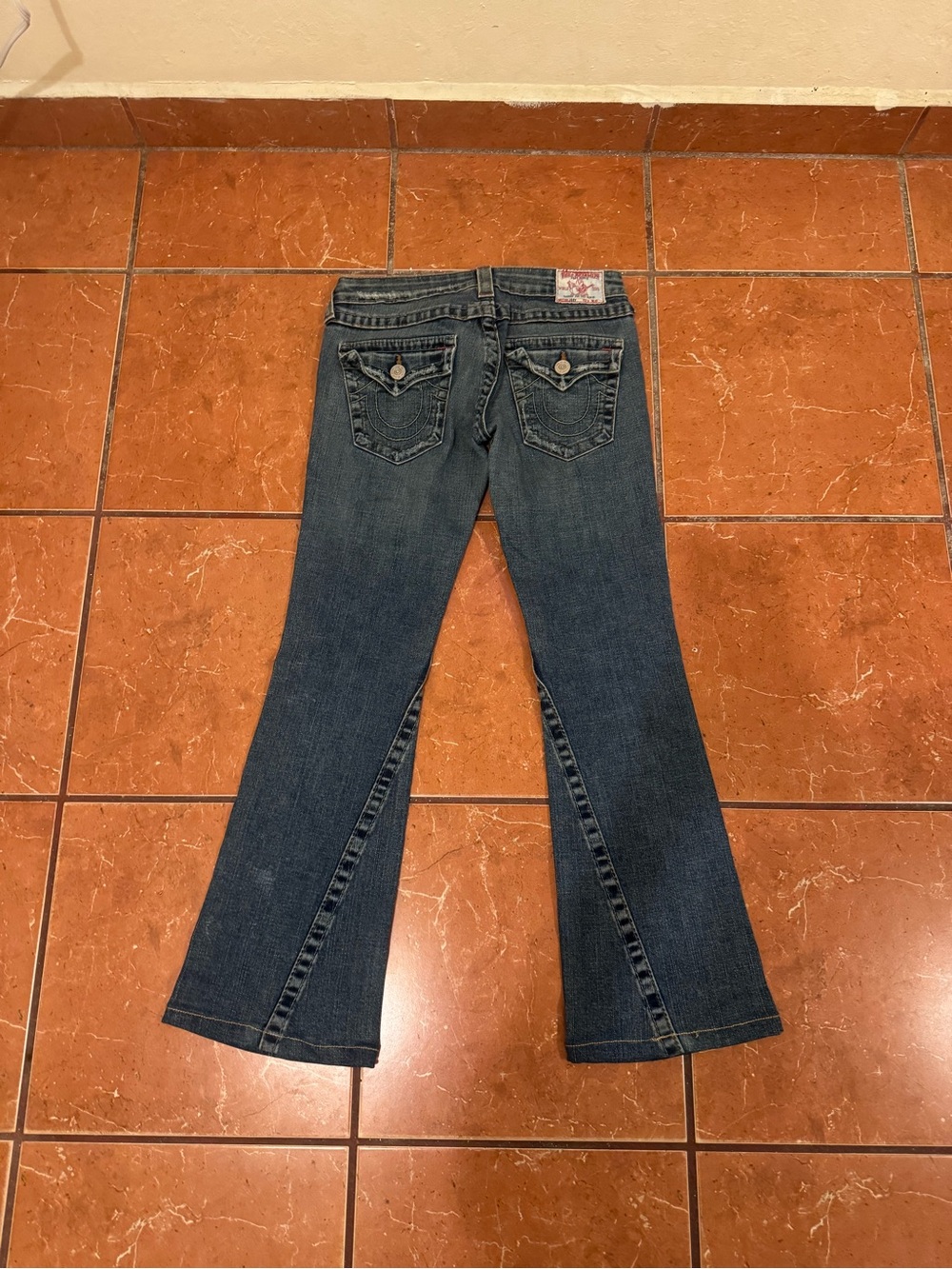 True Religion Women's Medium Dark Blue Bootcut Jeans